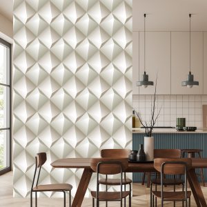 Papier Peint Motif Géométrique Moderniste - Effet 3D – Image 4