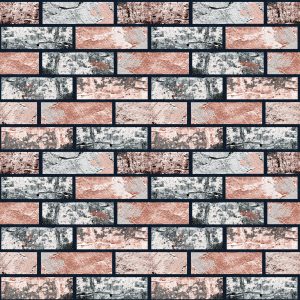Papier Peint Brique Multicolore – Image 1