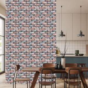 Papier Peint Brique Multicolore – Image 4