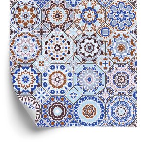 Papier Peint Mosaïque Colorée De Style Arabe – Image 2