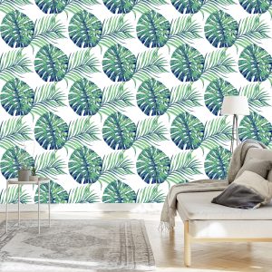 Papier Peint Feuilles De Plantes Exotiques / 241985020 – Image 3