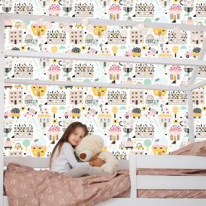 Papier Peint Pour Les Enfants - Sweet Town – Image 7
