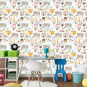 Papier Peint Pour Les Enfants - Sweet Town – Image 4