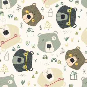 Papier Peint Pour Les Enfants - Happy Bears – Image 1