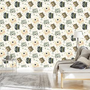 Papier Peint Pour Les Enfants - Happy Bears – Image 3