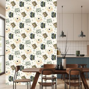 Papier Peint Pour Les Enfants - Happy Bears – Image 4