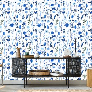 Papier Peint Fleurs Sauvages Et Papillons – Image 5