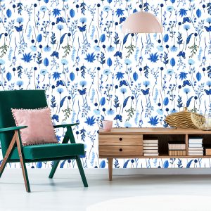 Papier Peint Fleurs Sauvages Et Papillons – Image 6
