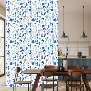 Papier Peint Fleurs Sauvages Et Papillons – Image 4