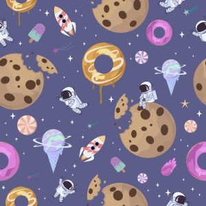 Papier Peint Pour Les Enfants - Cosmic Sweets – Image 1