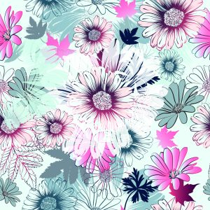 Papier Peint Belles Fleurs Printanières Colorées – Image 1