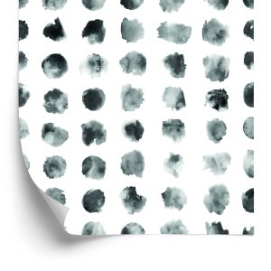 Papier Peint Points Gris - Taches D'encre – Image 2