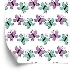 Papier Peint Pour Les Enfants - Papillons Colorés – Image 2
