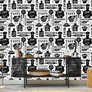Papier Peint Pour La Cuisine - Ustensiles De Cuisine – Image 5
