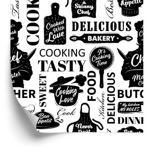 Papier Peint Pour La Cuisine - Ustensiles De Cuisine – Image 2
