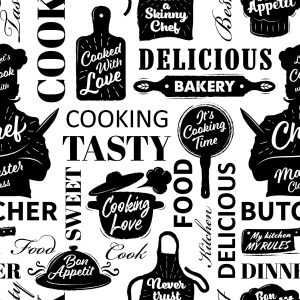 Papier Peint Pour La Cuisine - Ustensiles De Cuisine – Image 1
