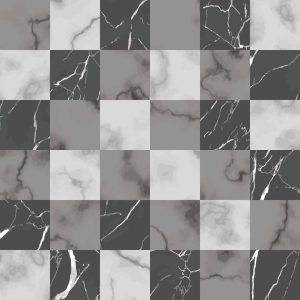 Papier Peint Treillis Gris Moderniste À Motif De Marbre – Image 1