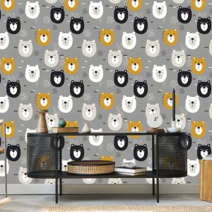 Papier Peint Pour Les Enfants - Nice Bears – Image 5