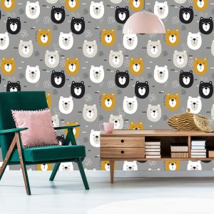 Papier Peint Pour Les Enfants - Nice Bears – Image 6