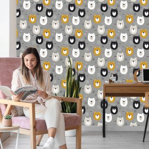 Papier Peint Pour Les Enfants - Nice Bears – Image 7