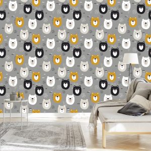 Papier Peint Pour Les Enfants - Nice Bears – Image 3