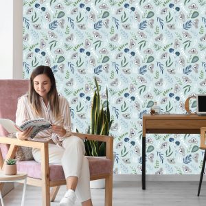 Papier Peint Pour Les Enfants - Koalas Et Plantes – Image 7