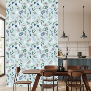 Papier Peint Pour Les Enfants - Koalas Et Plantes – Image 4