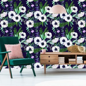 Papier Peint Belles Anémones En Fleurs – Image 6