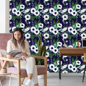 Papier Peint Belles Anémones En Fleurs – Image 7