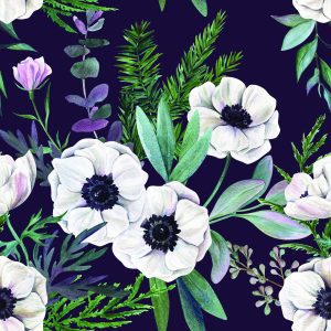Papier Peint Belles Anémones En Fleurs – Image 1