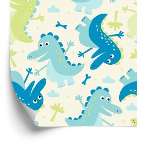 Papier Peint Pour Les Enfants - Dinosaures – Image 2