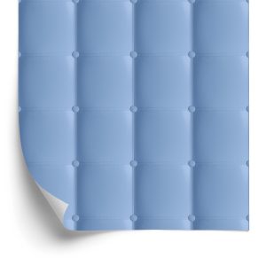 Papier Peint Motif Matelassé Bleu – Image 2