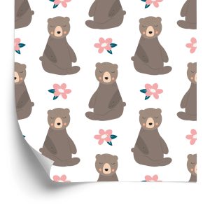 Papier Peint Pour Les Enfants - Adorables Ours En Peluche – Image 2