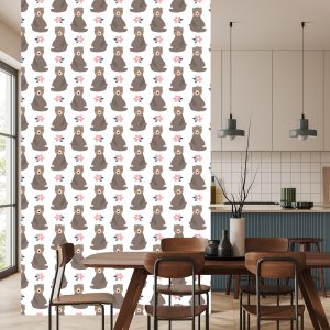 Papier Peint Pour Les Enfants - Adorables Ours En Peluche – Image 4