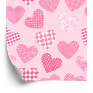 Papier Peint Pour Les Enfants - Coeurs Roses – Image 2