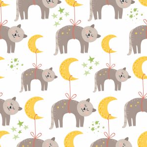 Papier Peint Pour Les Enfants - Chats Endormis – Image 1