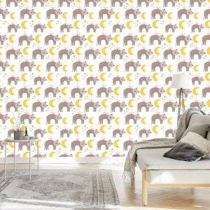 Papier Peint Pour Les Enfants - Chats Endormis – Image 3