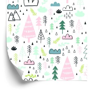 Papier Peint Pour Les Enfants - Pluie Dans La Forêt – Image 2
