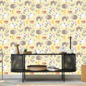Papier Peint Pour Les Enfants - Animaux Endormis – Image 5