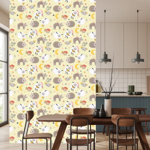 Papier Peint Pour Les Enfants - Animaux Endormis – Image 4