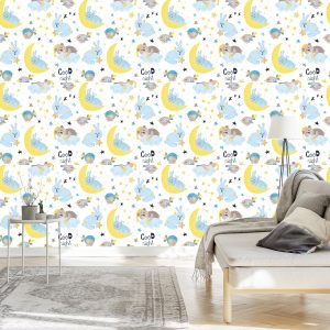 Papier Peint Pour Les Enfants - Animaux Endormis – Image 3