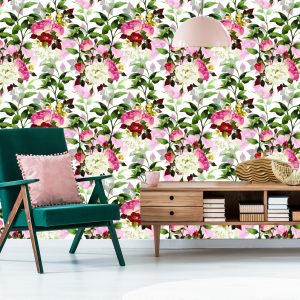 Papier Peint Belles Fleurs Colorées – Image 6