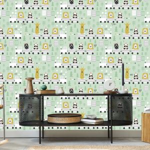 Papier Peint Pour Les Enfants - Animaux Adorables En Balade – Image 5