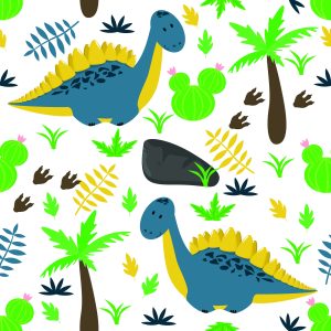 Papier Peint Pour Les Enfants - Dinosaures – Image 1