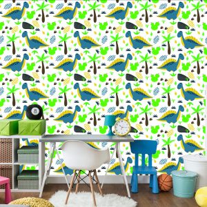 Papier Peint Pour Les Enfants - Dinosaures – Image 4