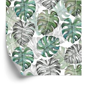 Papier Peint Feuilles De Monstère – Image 2