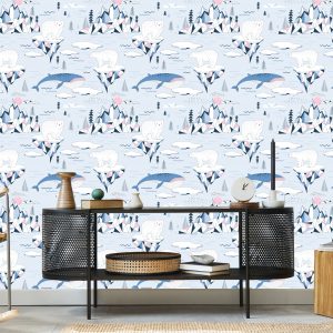 Papier Peint Pour Les Enfants - L'antarctique À La Scandinave – Image 5