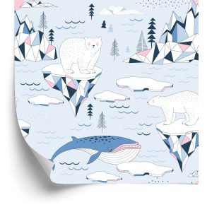 Papier Peint Pour Les Enfants - L'antarctique À La Scandinave – Image 2