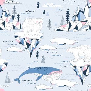 Papier Peint Pour Les Enfants - L'antarctique À La Scandinave – Image 1