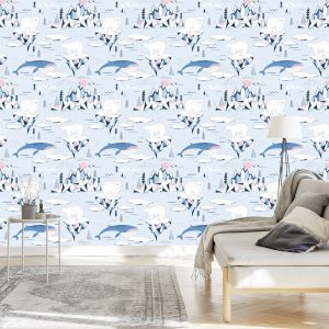 Papier Peint Pour Les Enfants - L'antarctique À La Scandinave – Image 3